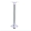 Table Pedestal for Smaller Boats Flush Mount Base with Fluted Anodized Tube