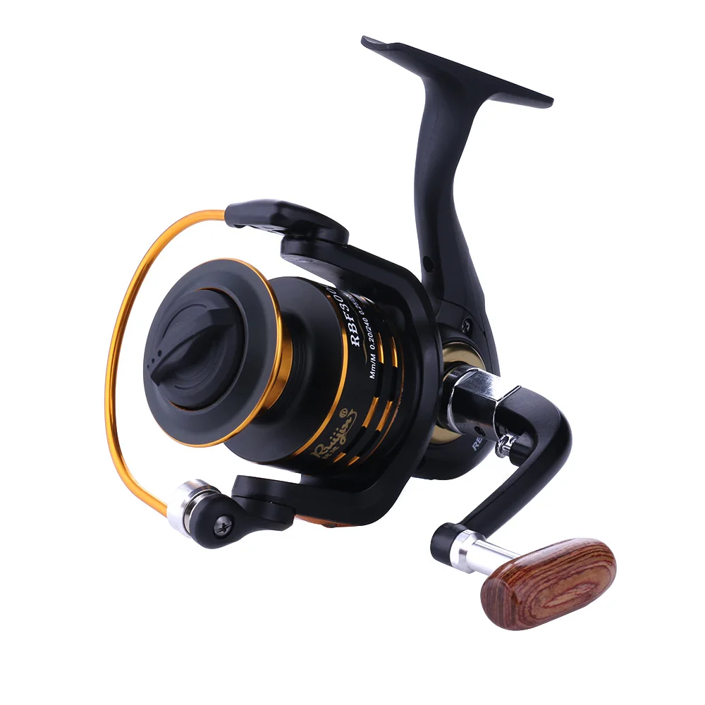 

Hengjia high quality Spining fishing reels big rolls bait metal fly reel, 1 color as picture show