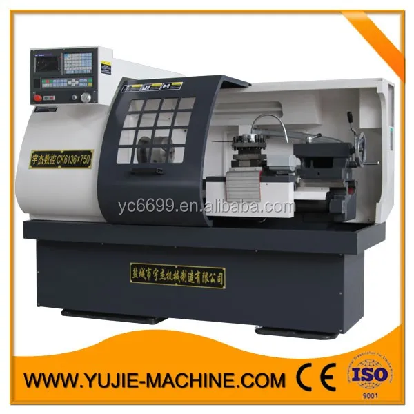 CNC Flat Bed Lathe CK6136 Stepless_01
