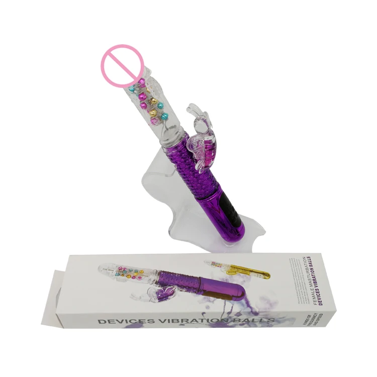 thumbnail interactive-video image 1 of Bliss Star Wearable Thrusting Vibrator With Clit Sucker & G-Spot Massager – Purple Silicone 1 of 3