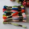 Hot Sale DIY Colorful Cotton Thread 100% cotton embroidery thread