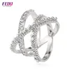free shipping imitation jewelry cheap china suppliers geometric zircon silver plated ring