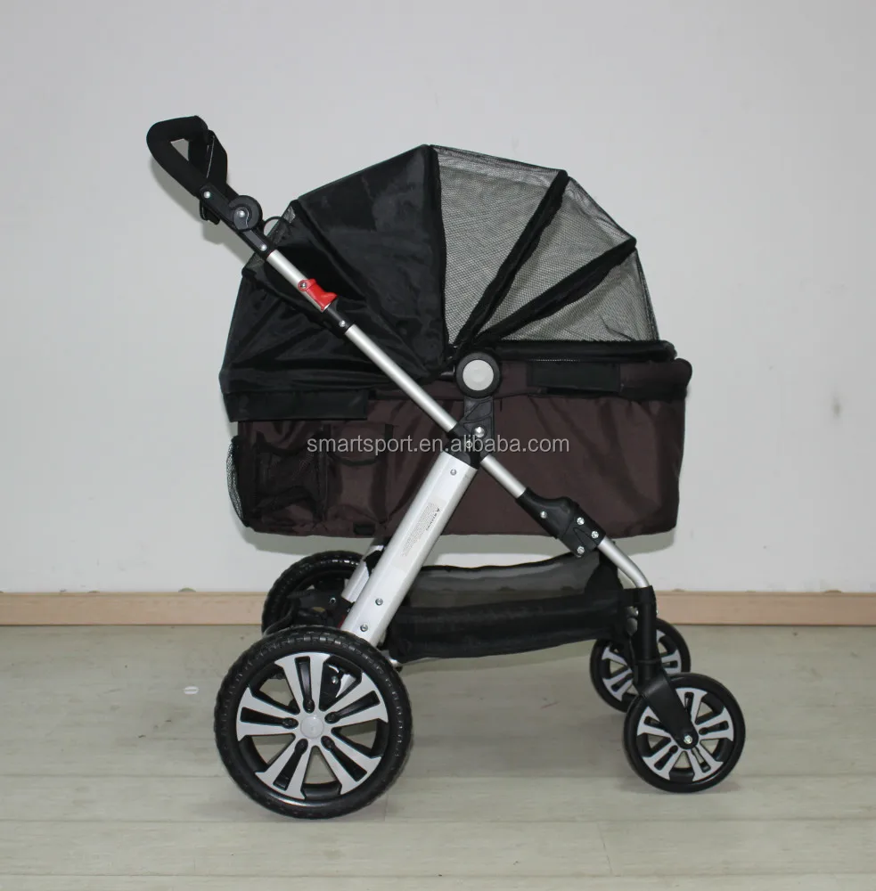 
highly quality pet stroller with aluminum frame 