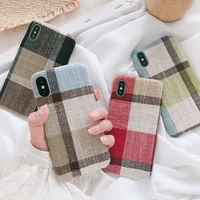 

Cloth Texture Soft TPU case For iphone Case Ultra-thin Silicone Phone Cases For iphone 6 6S 7 8 Plus X Xs Max