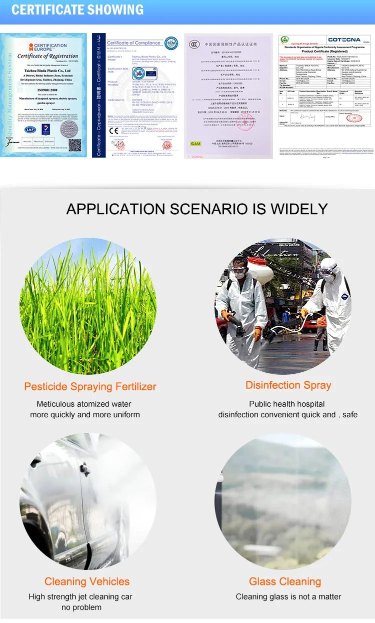 High Quality 8L Garden Knapsack Hand Operated Pressure Sprayer