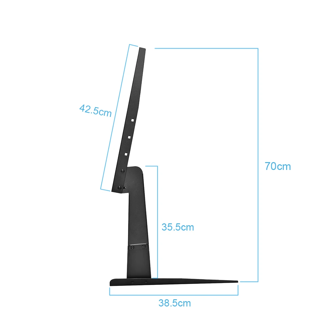 Universal Two Leg Tv Mount 17 - 55" Lcd Flat Screen Table Top Tv Stand