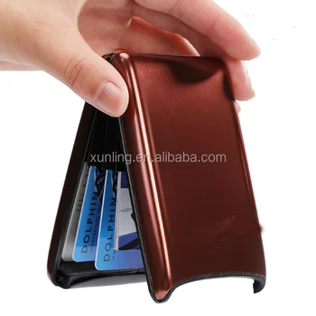 aluminium card case