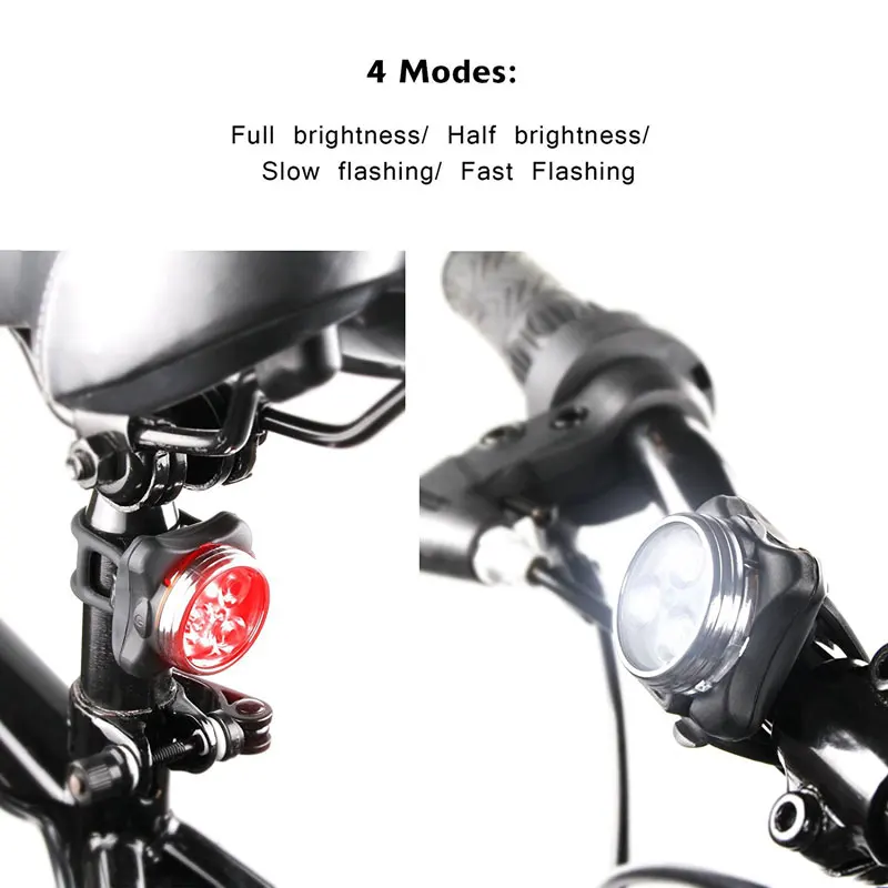 Rechargeable USB Bright LED Bicycle Rear Tail Camping bike light