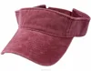 100% cotton vintage pigment dyed enzyme washed summer hat sports sun visor