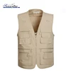 Fishing Vests For Men Camera Workwear Polyester Tool Vest Pockets Hunting Sleeveless Vest Jacket Men