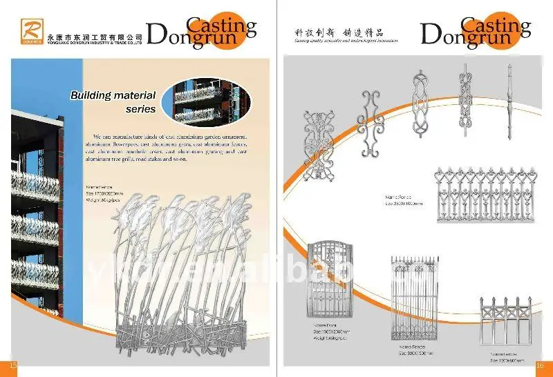 Sand Casting Aluminum Transom Window (iso90012008) Aluminum Foundry