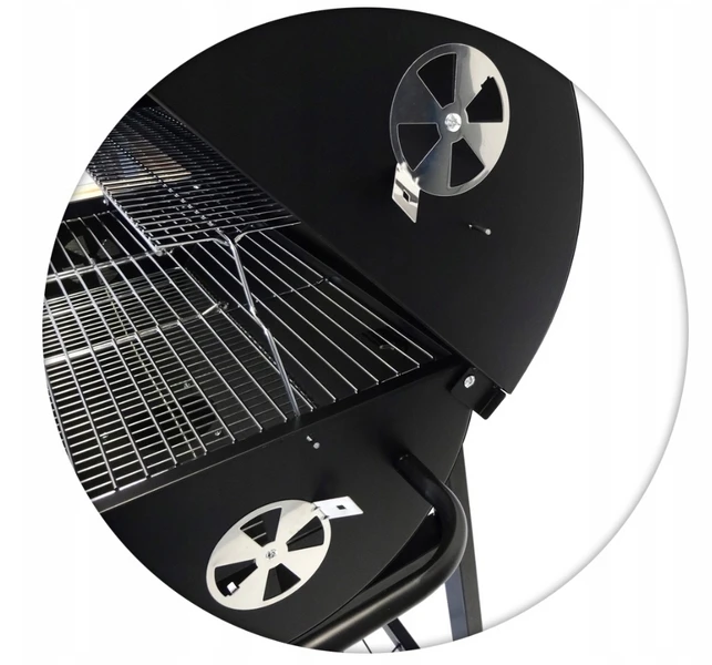 Big Barrel Outdoor Garden Party Charcoal Bbq Grill Smoker Parrilla De