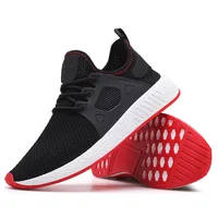 

PDEP pliable breathable mesh upper soft lining light weight EVA outsole sport shoes men running sneakers chaussures de sport