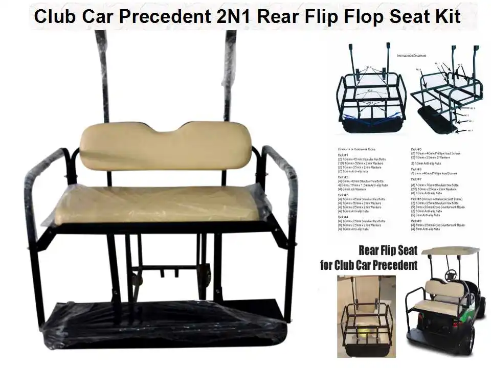 Wholesale Ezgo Golf Cart Spare Parts Rear Flip Folp Seat Kit Buy