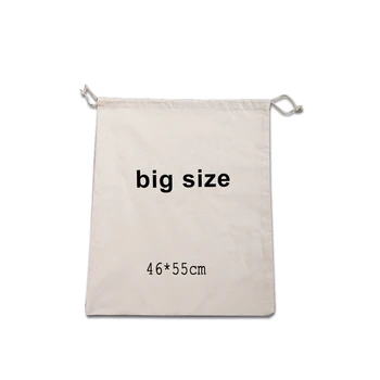 Wholesale Recycled Plain White Cotton Canvas Drawstring And Tote Bag With Custom Design - Buy ...