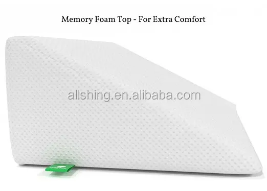 Source Wholesale Bed Wedge Pillow with Memory Foam Top by Cushy Form - Best  for Sleeping on m.