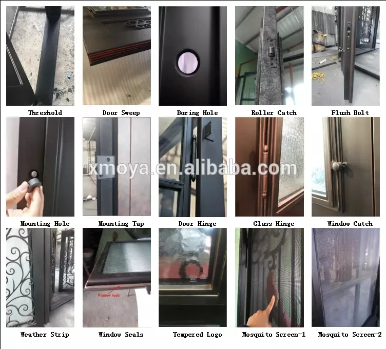 Exterior Metal Entry Glass Window Inserts Double Doors Buy Metal