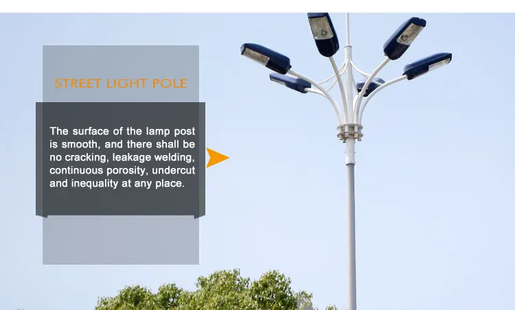 Galvanized Steel Lamp Post Steel Street Lamp Post - Buy Street Lamp ...