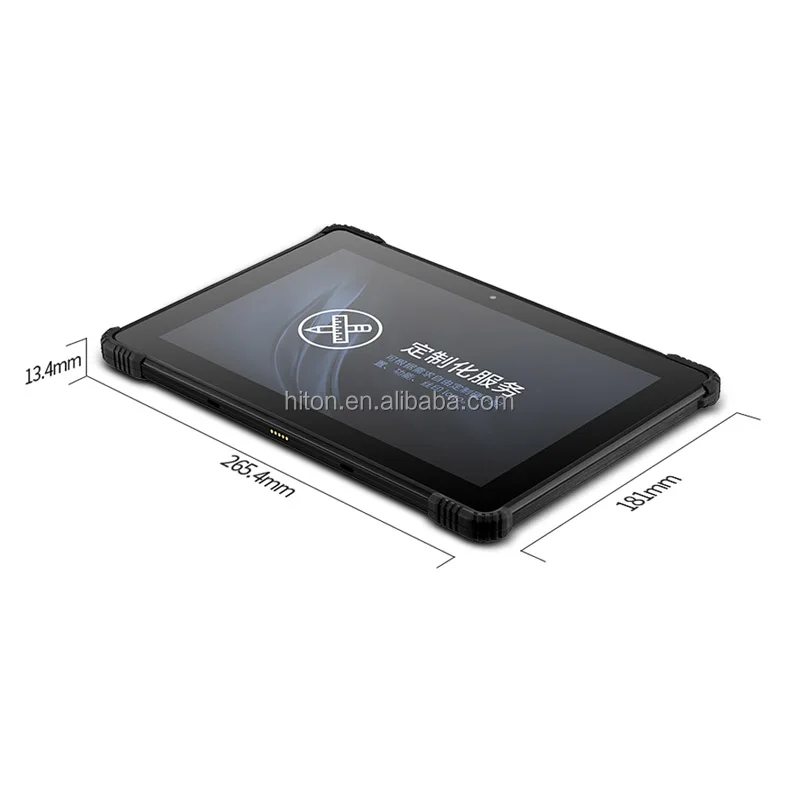 HiDON 10.1 inch Android 10 Tablet PC 4G LTE 1*Type-C Port Semi-Rugged Tablet PC with HDM-I port IP54 Computer
