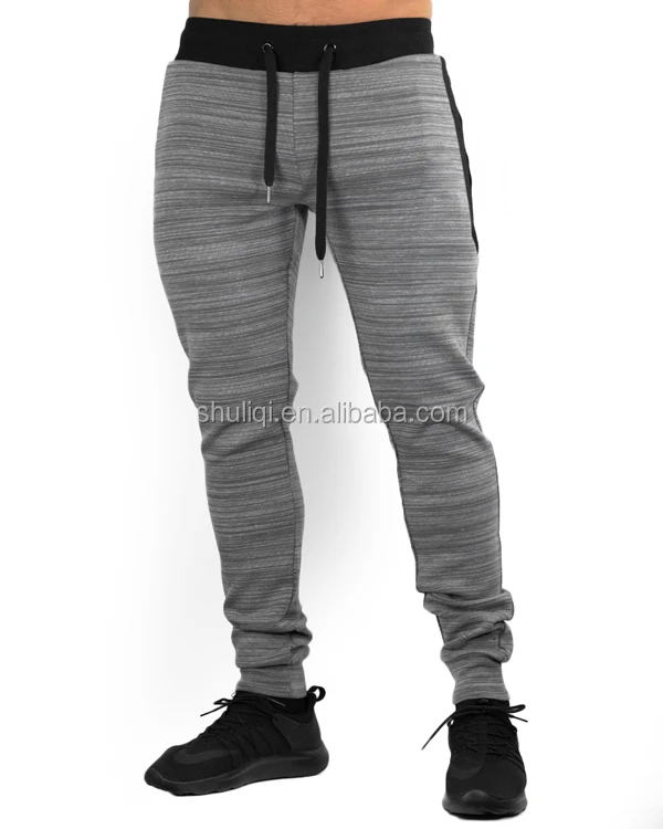 track pants with elastic bottom