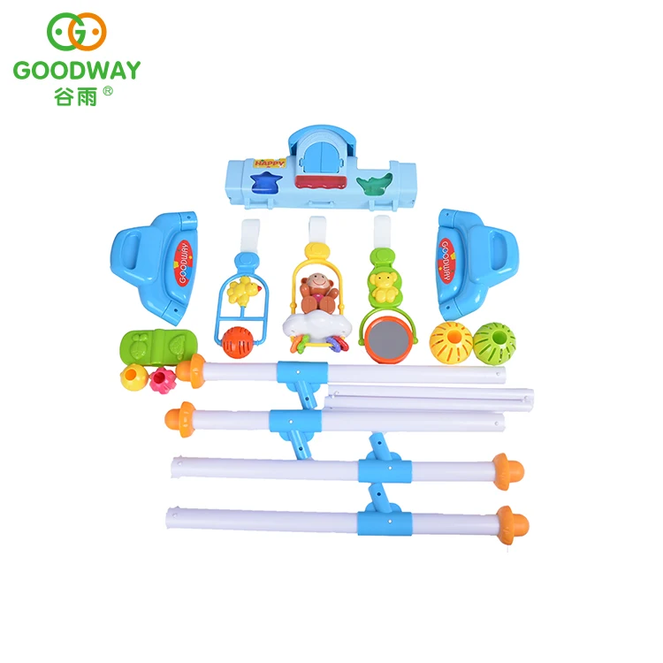 Activity Music Safe Plastic Animal Toy Baby Play Gym With Hanging Toy