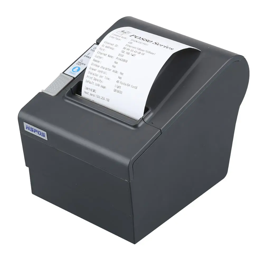 

Cheap usb 80mm receipt printer with cutter ethernet pos thermal bill printing machine KL80