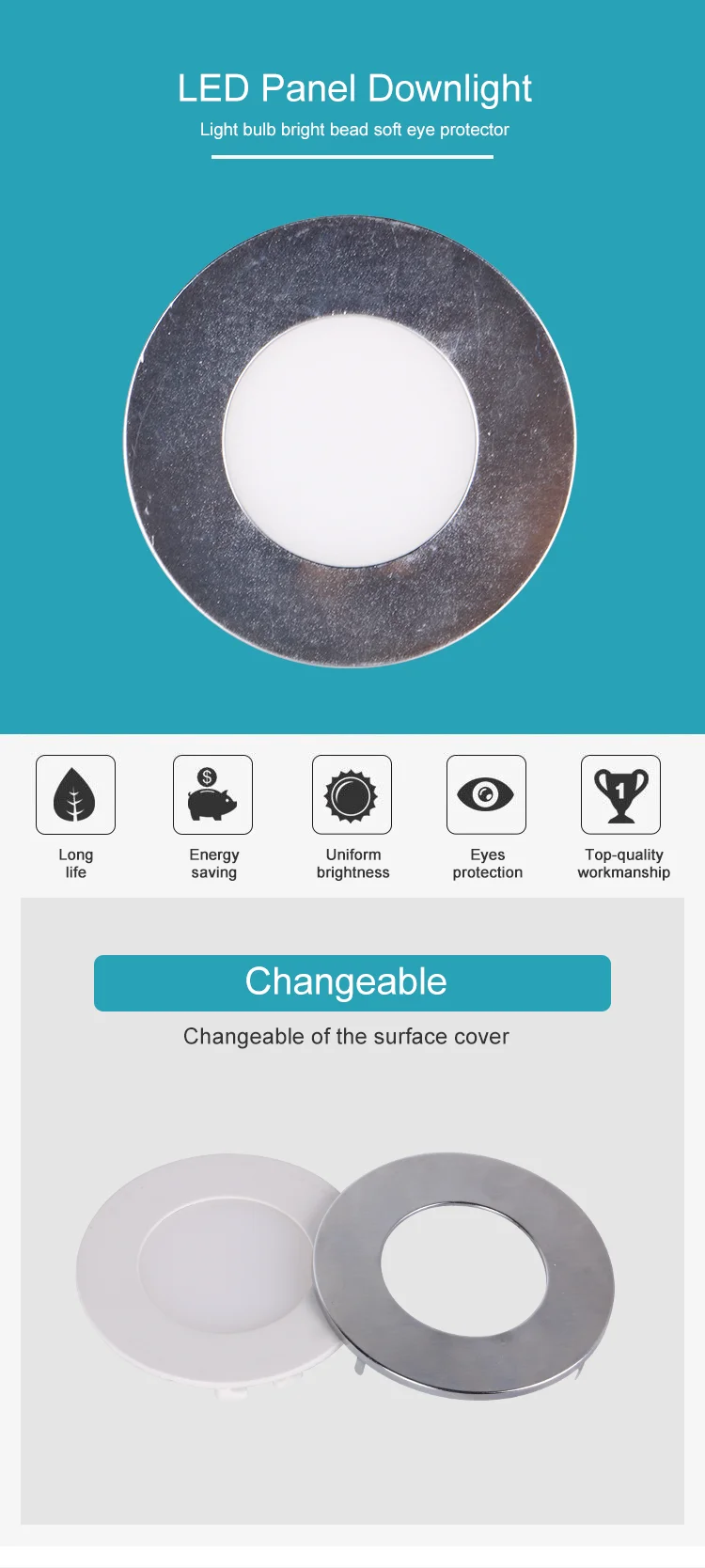 Factory wholesales adjustable cut zieLED downlight