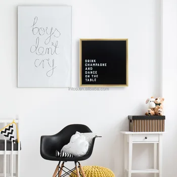Intco 840 1013 Wall Decorative Memo Black Light Dry Erase Board