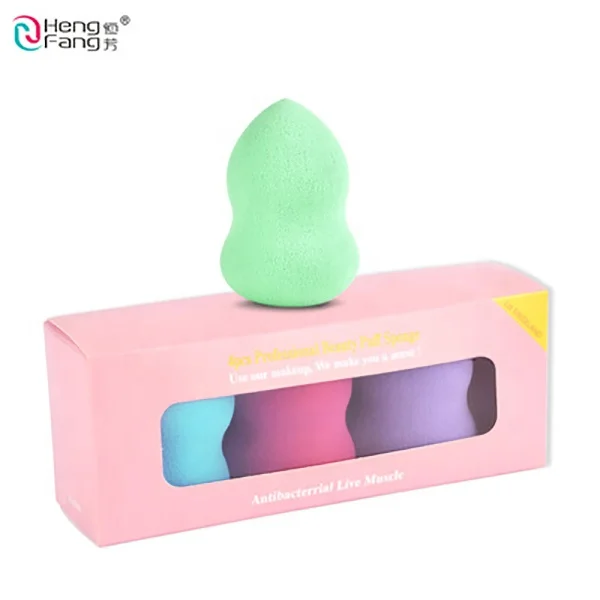 

4pcs Pro Beauty Makeup Blender Foundation Puff Multi Shape Sponges New