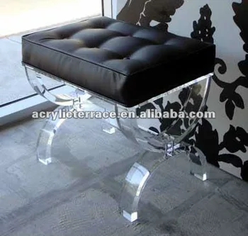 Acrylic Vanity Bench X Legs Buy Clear Acrylic Bench Transparent