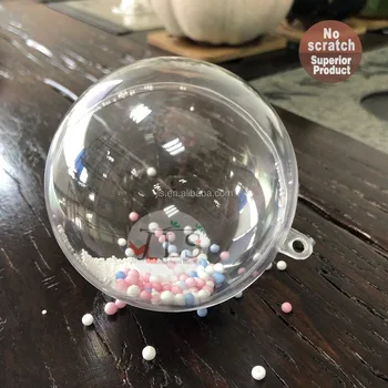 Clear Hollow Plastic Sphere Christmas Decoration Ball Item Buy