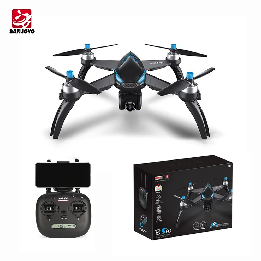 PK Hubsan H501S OEM MJX Bugs 5W Newest GPS selfie drone with 1080P 5G WIFI camera Auto-return Long range RC drone SJY-MJX B5W