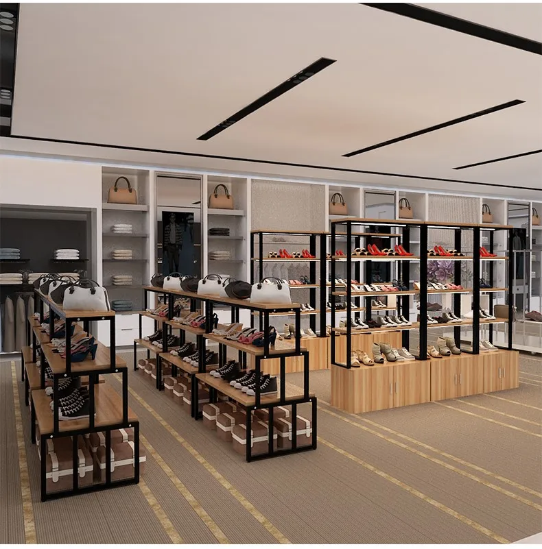 Customized Size Frmdf Pd And Iron Material Used Retail Store Display