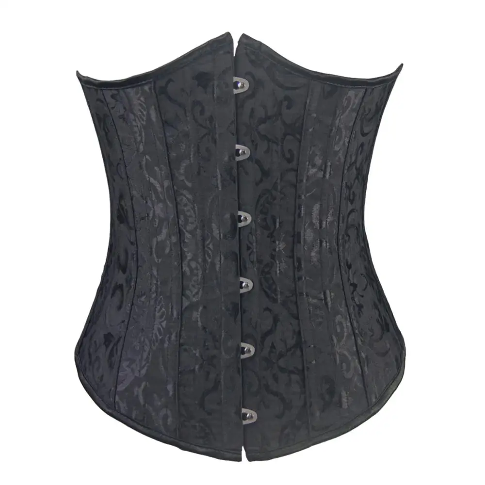 

Steel bone fixed corset palace style waist trainer 6388