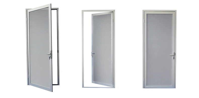 custom single aluminum screen doors for homes