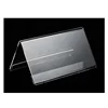 Acrylic Sign Holder Desk Label Name Plates Holder Paper Card Table Holder Price Sign Nameplate Acrylic