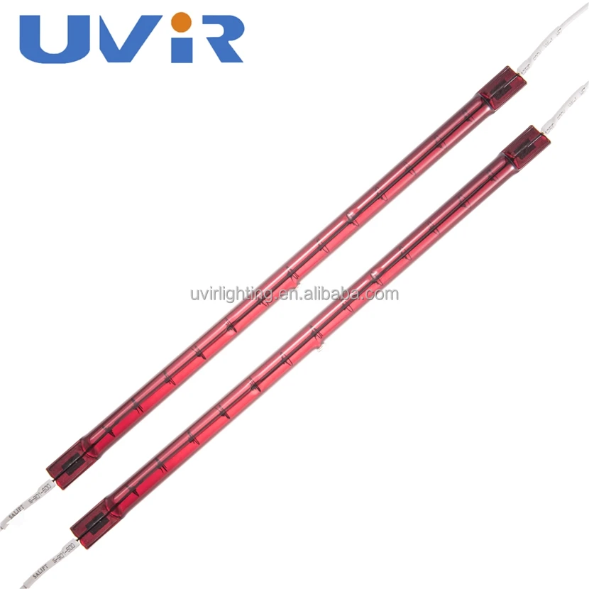 220V 1000W Ruby Reflector Infrared Lamp IR heater Halogen Emitter