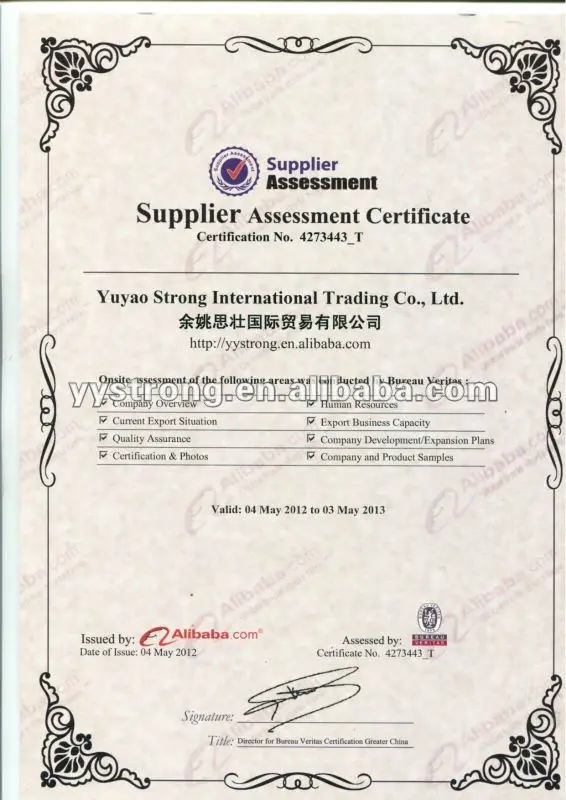 Supplier Assessment Certificat-1