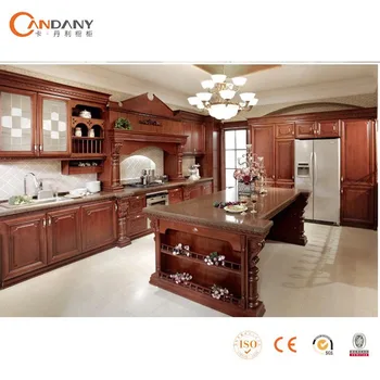 Fashionable Design Contemporary Solid Wood Kitchen Cabinet Antique