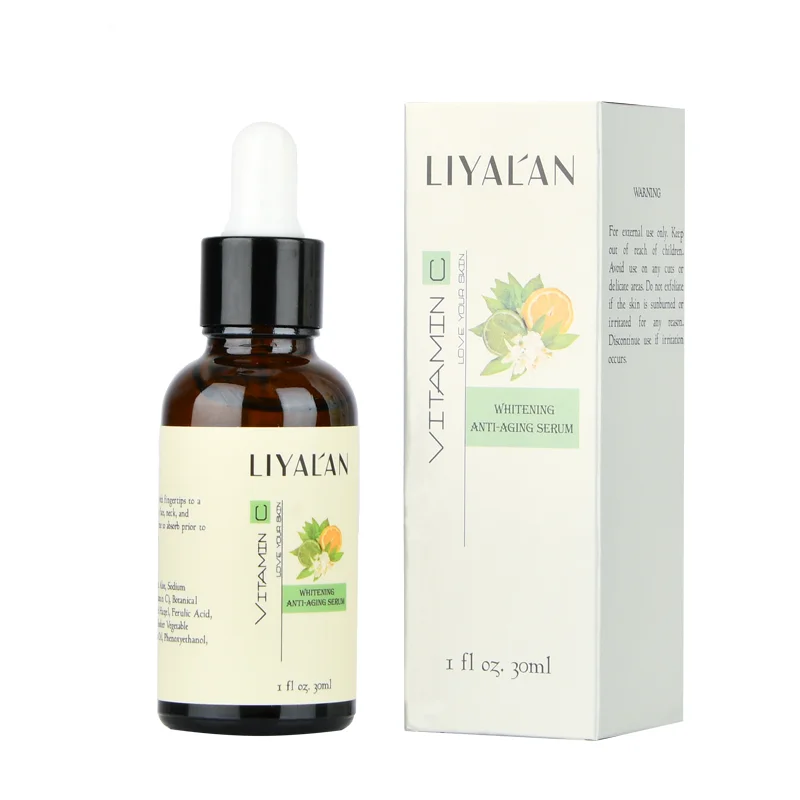 

Wholesale Pure Vitamin C Serum Private Label OEM Vitamin C Serum Bulk, Brown transparent