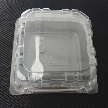 plastic cake disposable pet container cheap larger