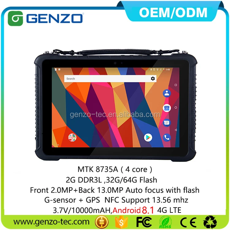 Ip67 Waterproof Android Tablet 8 Inch Tough Screen Nfc Industrial Rugged Android 8 1 Tablet Pc With 13mp Camera Buy Rugged Tablet Pc Rugged Android 8 1 Tablet Waterproof Android Tablet Product On Alibaba Com