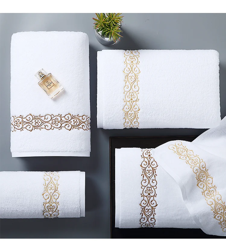 hotel luxuri compress hand 100% cotton antibacteri bath towel