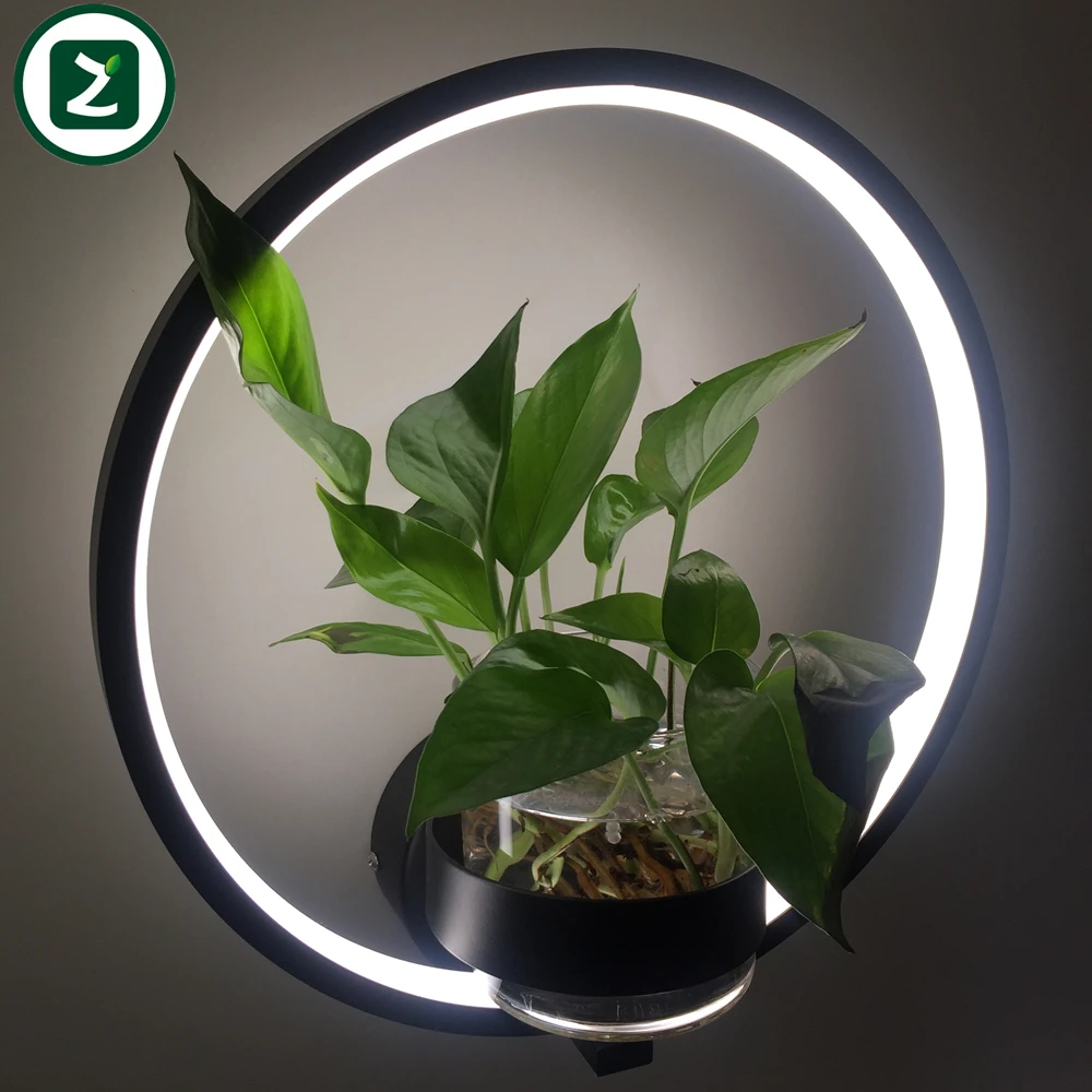 
Ring Shape Bulb Growth Newest Plant 5000k Grow Led Wall Light 