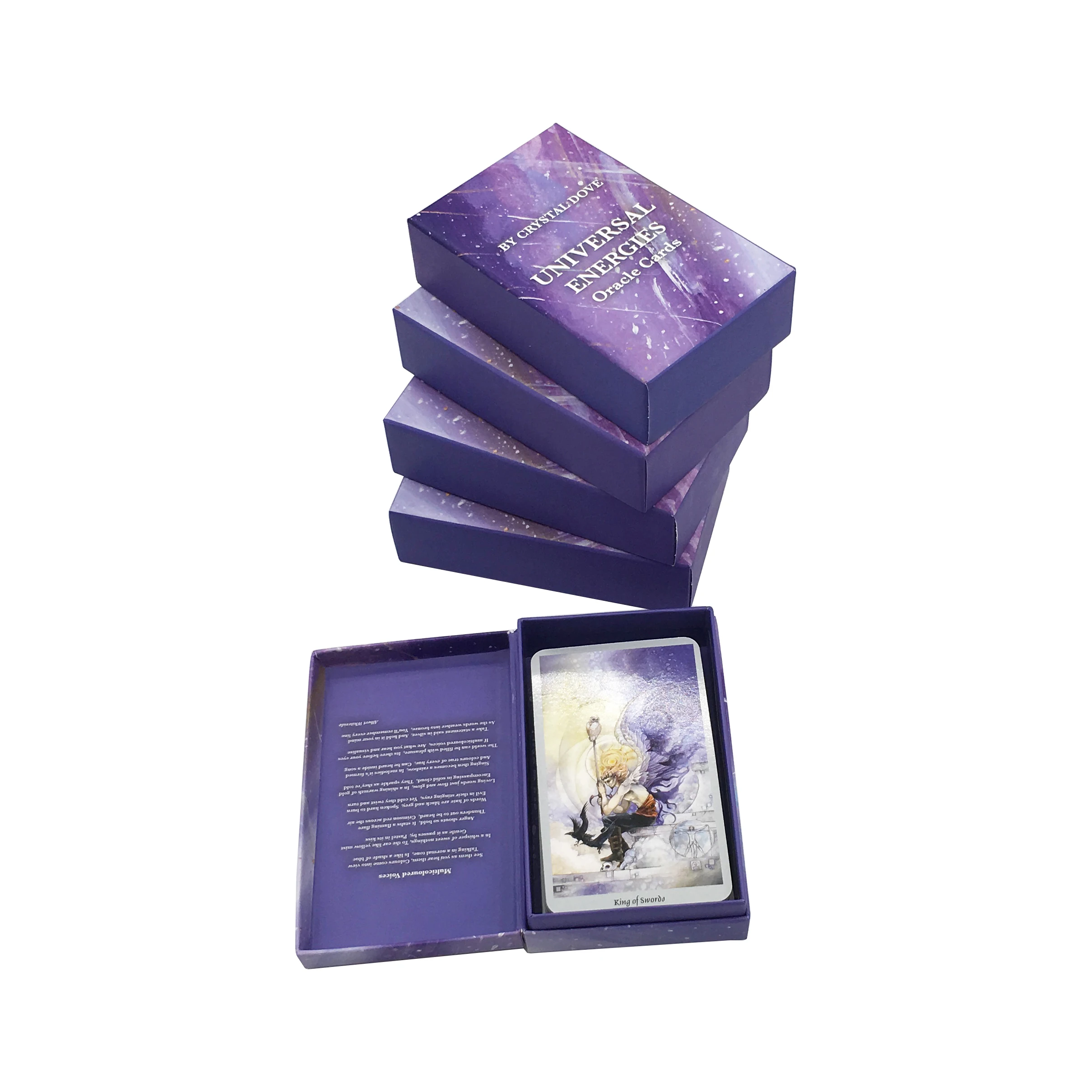 

Custom card deck gold edges tarot cards with full color for wholesale retail, Full color( cmyk & spot color)