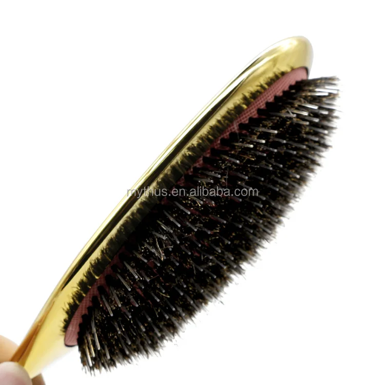 Boar Bristle Oval Design Paddle Brush Anti Dandruff Hair Brush In High Quality Buy Boar