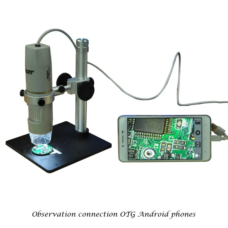 Digital Microscope With Lcd Screen Usb otg Hd 5.0mp 1-500x ...
