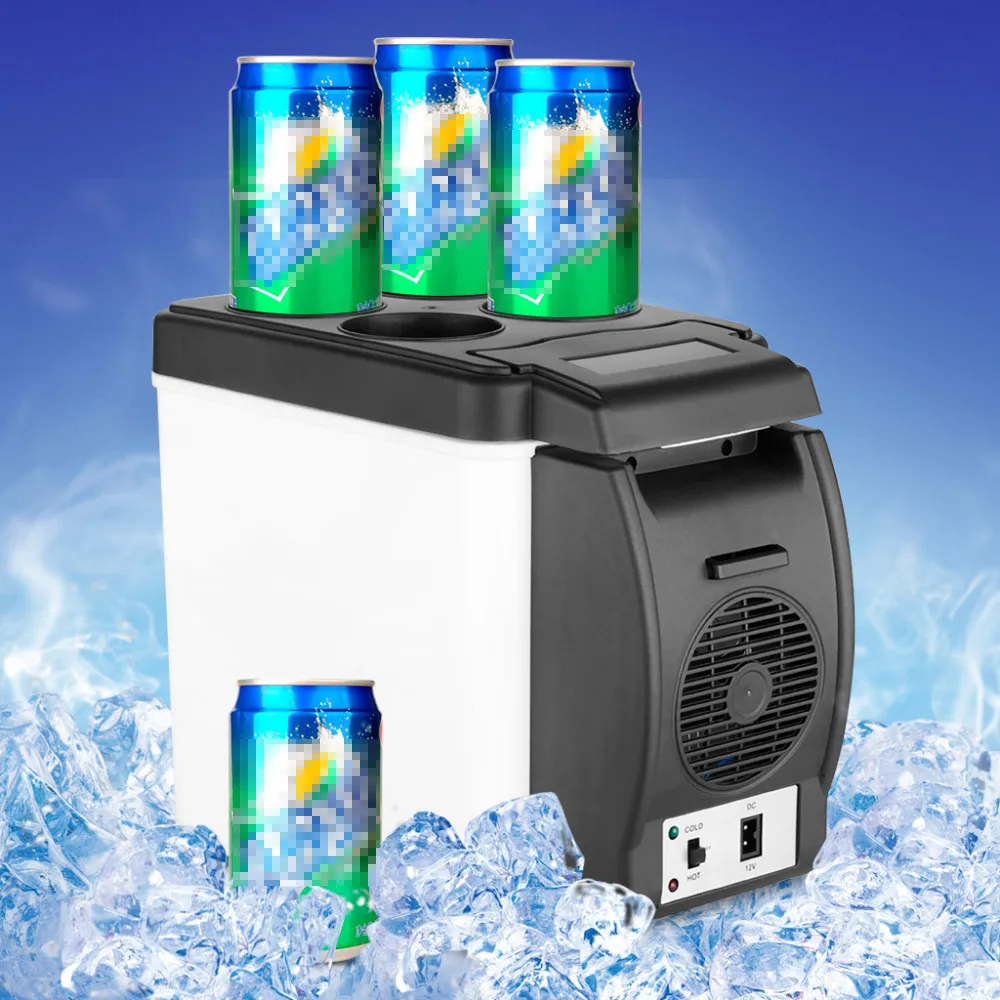 
Hot sale 6L car mini fridge 12V Auto Freezer Portable Cooler and Warmer small refrigerator ABS car vehicle fridge 