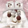 bed cover sheet, pillowcase, full set bedding set with 3D effects