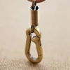 Wholesale Simple Fashion Metal spring Carabiner Key Chain for Promotional